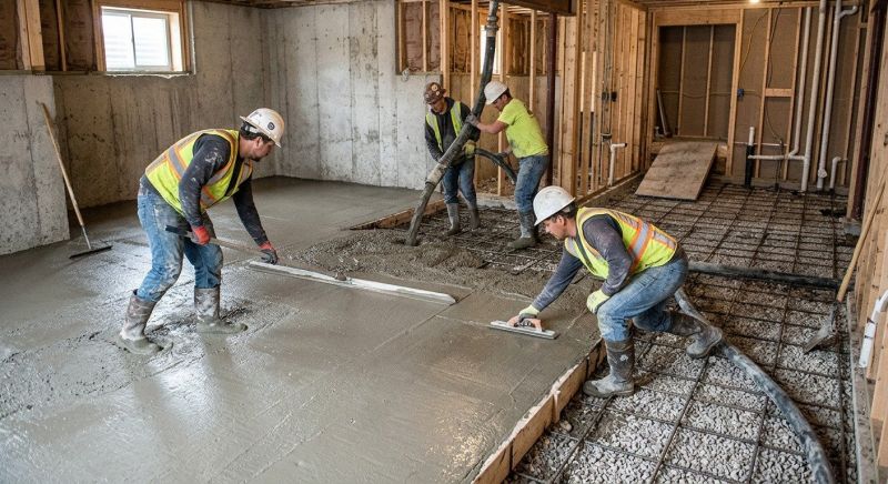 Basement Concrete Installation in Sussex County, NJ