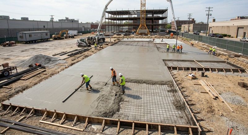 Commercial Slab Construction in Denville, NJ