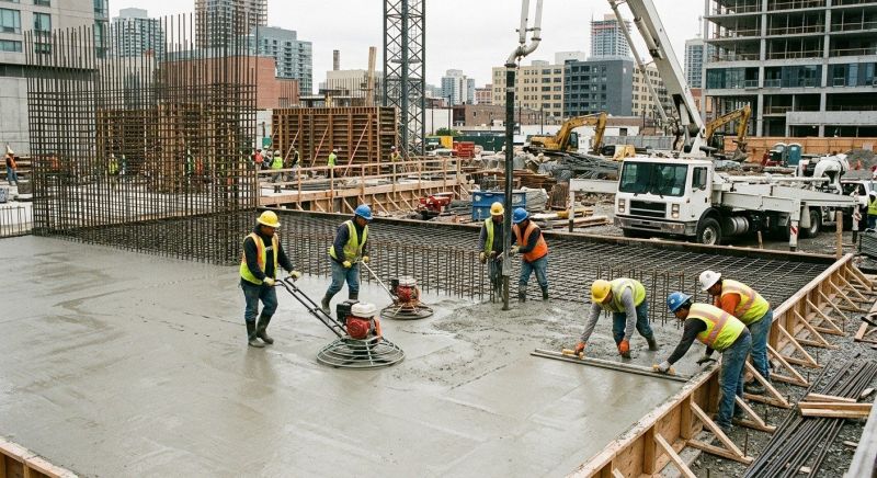 Commercial Slab Construction in Lake Hopatcong, NJ