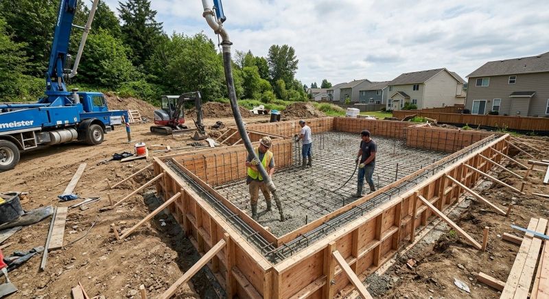 Concrete Foundation Installation in Boonton, NJ