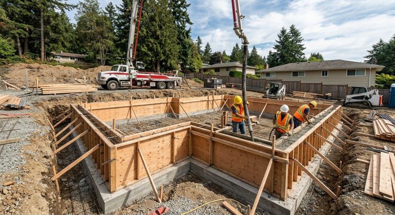 Concrete Foundation Installation in Mendham, NJ