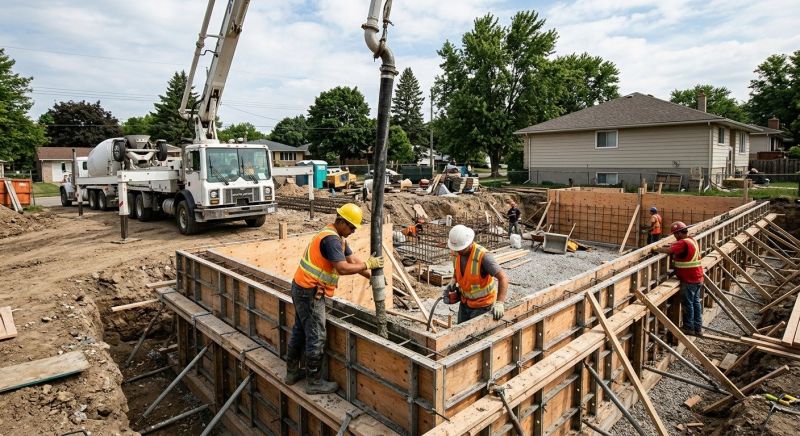 Foundation Wall Pouring in Budd Lake, NJ